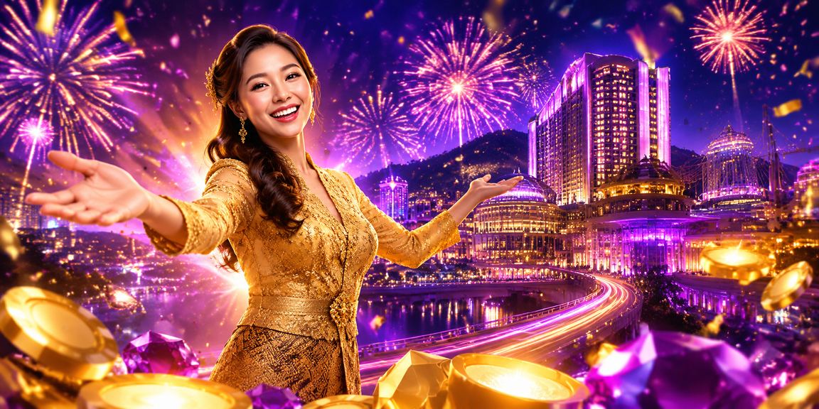 Pemain wanita berbaju kebaya menikmati pengalaman pertaruhan di Genting Highlands Malaysia
